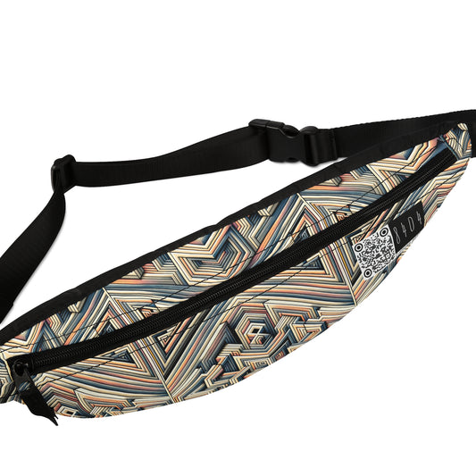 Tech Illusion Graphics Futuristic Artistry Fanny Pack - 8404 Design-52
