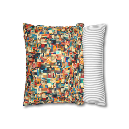 Digital Artistic Expression Artistic Streetwear Faux Suede Square Pillowcase - 8404 Design-46