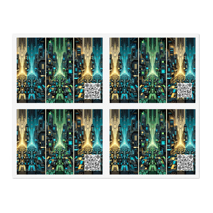 Cyber Punk Graphics Tech-Inspired Cyberpunk Sticker Sheets - 8404 Design-67