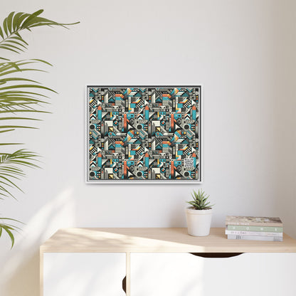 Digital Street Art Urban Street Style Matte Canvas, Framed (multi-color) - 8404 Design-81 B