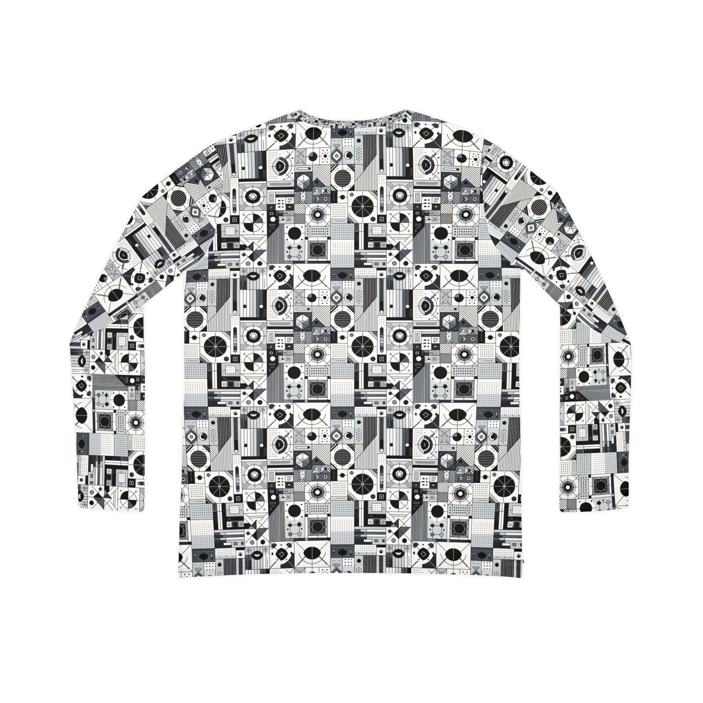 Digital Minimalism Minimalist Tech Women's Long Sleeve V-Neck Shirt - 8404 Design-65