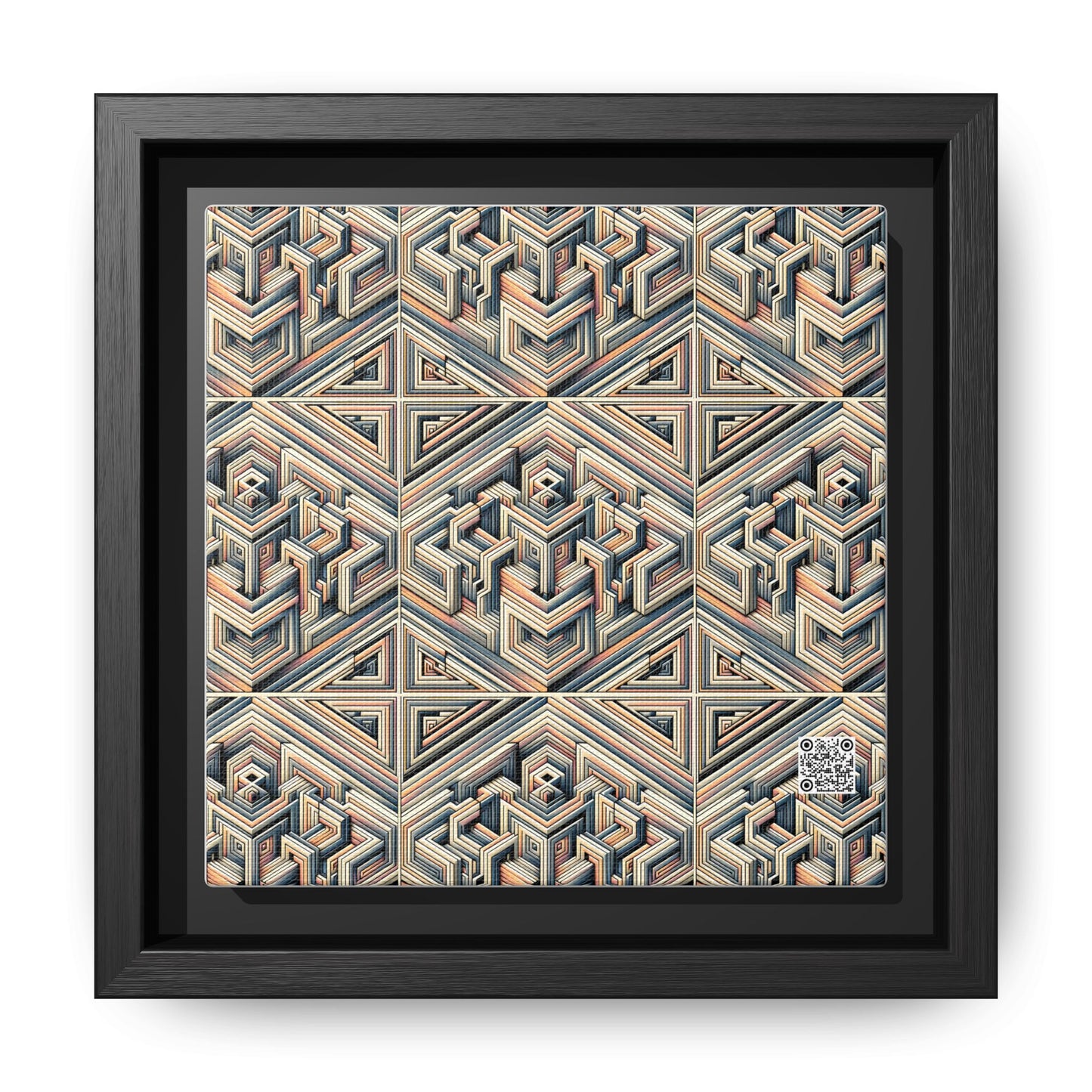 Tech Illusion Graphics Futuristic Artistry Matte Canvas, Framed (multi-color) - 8404 Design-52 B