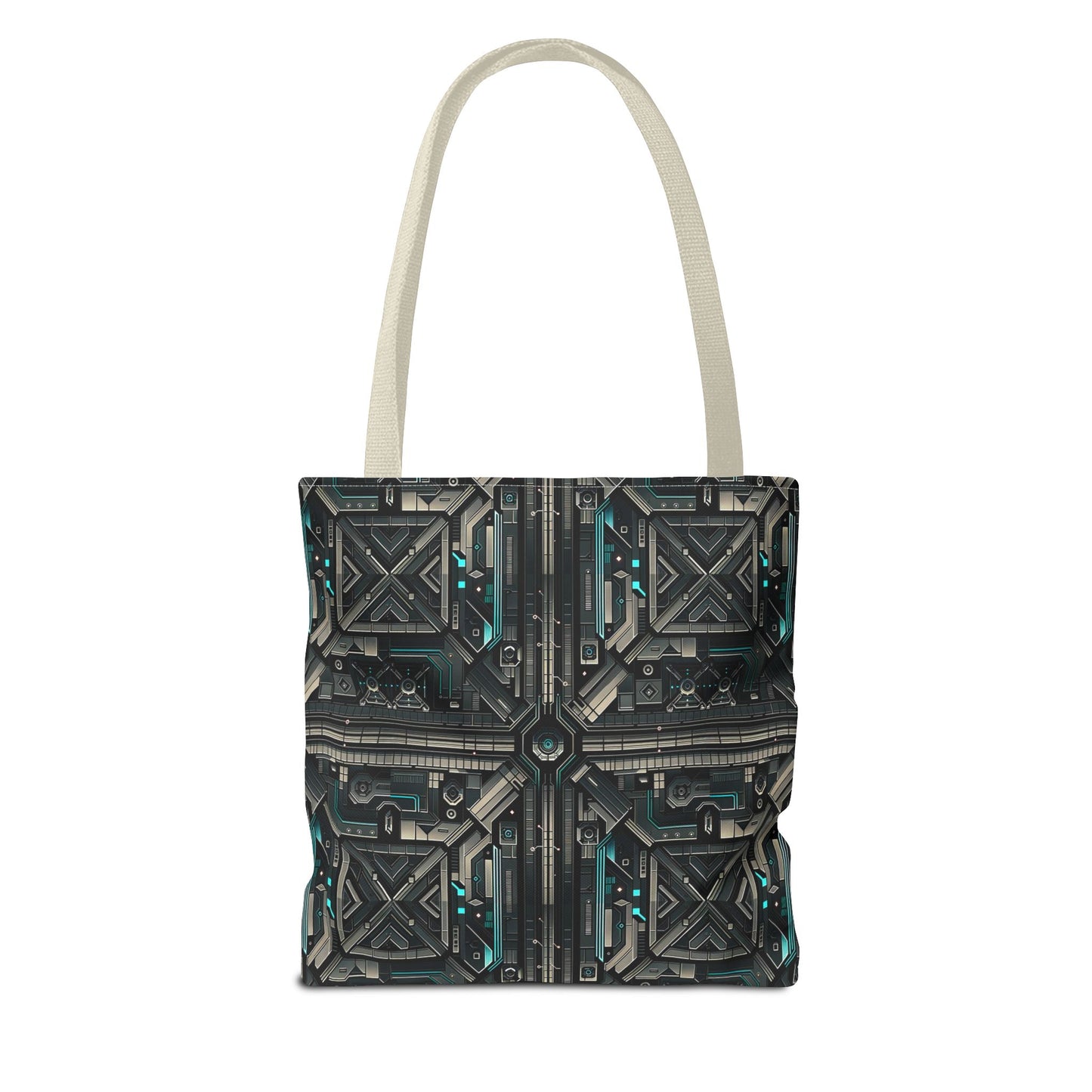 Tech Noir Futuristic Tech Aesthetic with a Dark Twist Tote Bag - 8404 Design-59