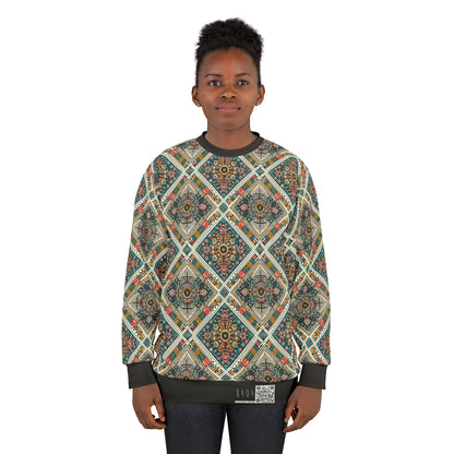 Cultural Fusion Tech Blend of Cultural Heritage With Tech-Inspired Elements Sweatshirt - 8404 Design-64