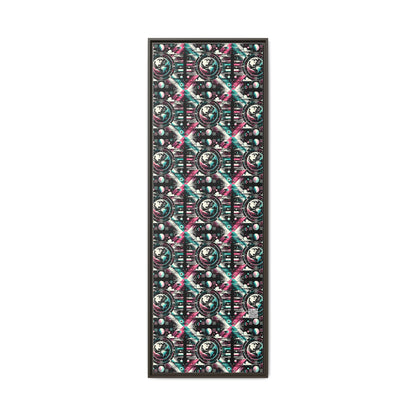 Digital Artistry Digital-native Streetwear Matte Canvas, Framed (multi-color) - 8404 Design-62 B