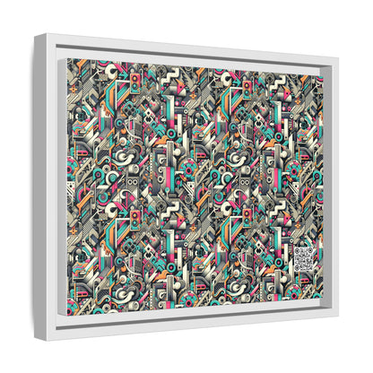 Digital Street Art Urban Street Style Matte Canvas, Framed (multi-color) - 8404 Design-74 A