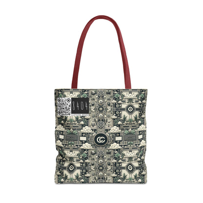 Cyber Garden Party Tech Garden Extravaganza Tote Bag - 8404 Design-54