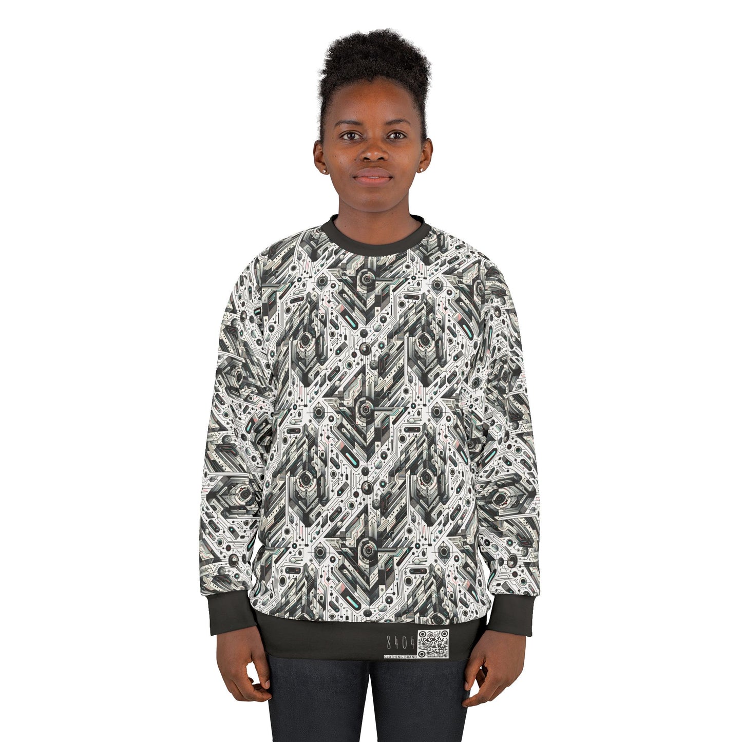 Tech-Infused Streetwear Tech-Forward Minimalism Sweatshirt - 8404 Design-51