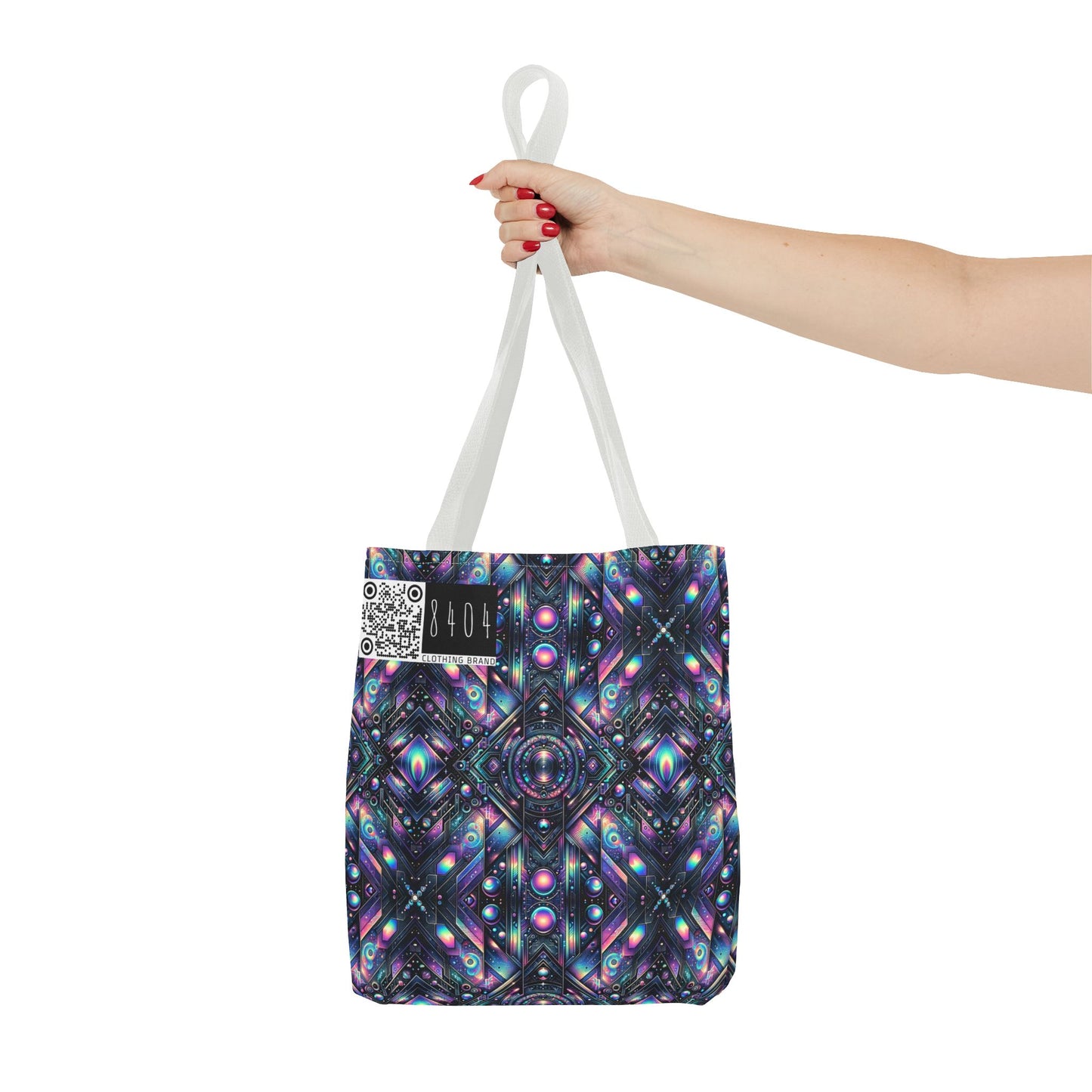Galactic Hues Tech-Forward Cosmic Fusion Tote Bag - 8404 Design-58