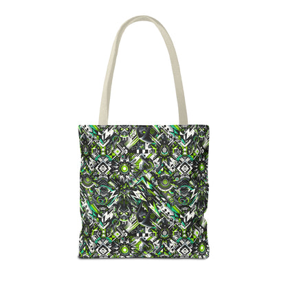 Graffiti Tech Fusion Bold Streetwear Fusion Tote Bag - 8404 Design-50