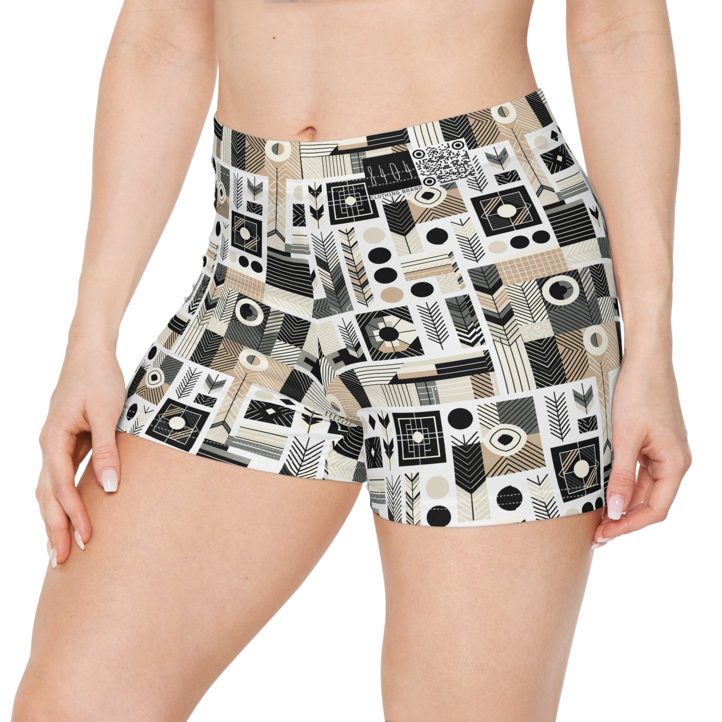Elevated Athleisure Modern Sophistication With Sporty Elements Women's Shorts - 8404 Design-57
