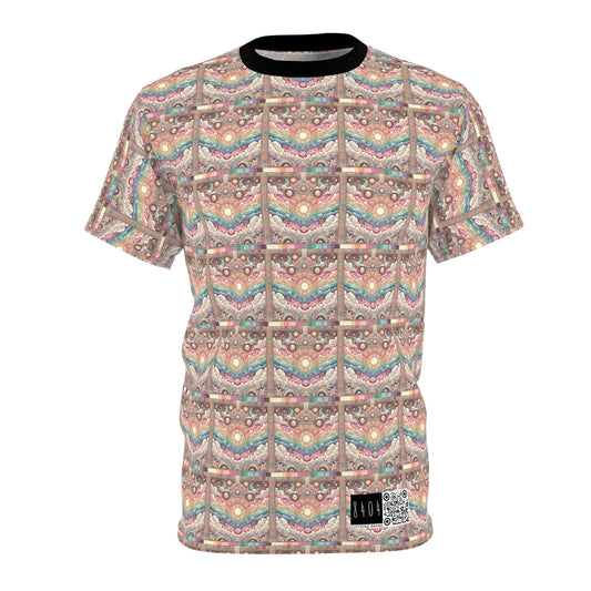 Digital Dreamland Whimsical and Nostalgic Streetwear With a Digital Twist Unisex Cut & Sew Tee - 8404 Design-56