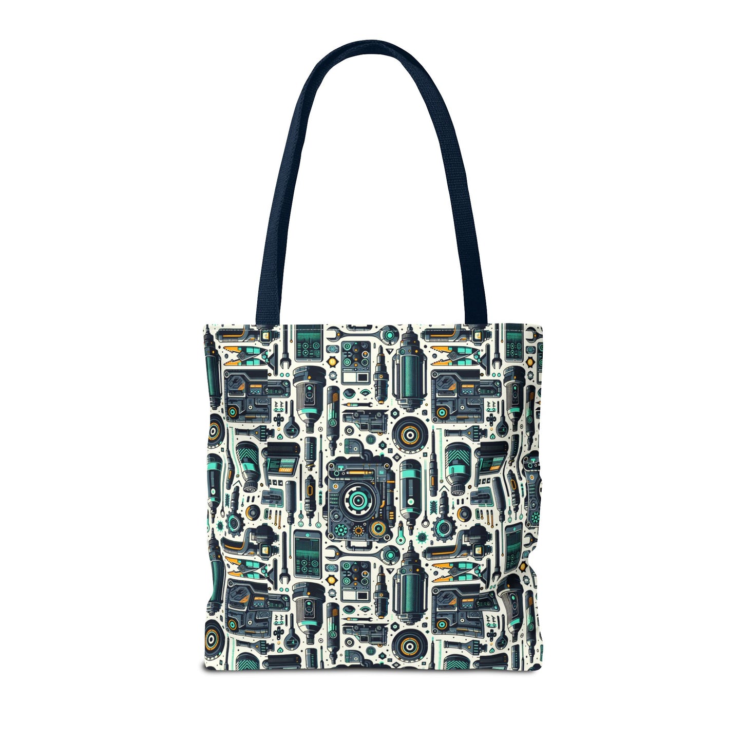 Tech Utility Fusion Modern Tech Streetwear Tote Bag - 8404 Design-53