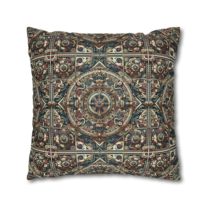 Urban Renaissance Historical Fusion With Street Edge Spun Polyester Square Pillowcase - 8404 Design-57