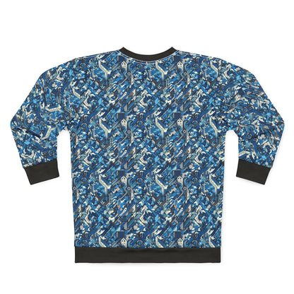 Tech Urban Camo Tech-Forward Streetwear With a Futuristic Military Edge Sweatshirt - 8404 Design-39