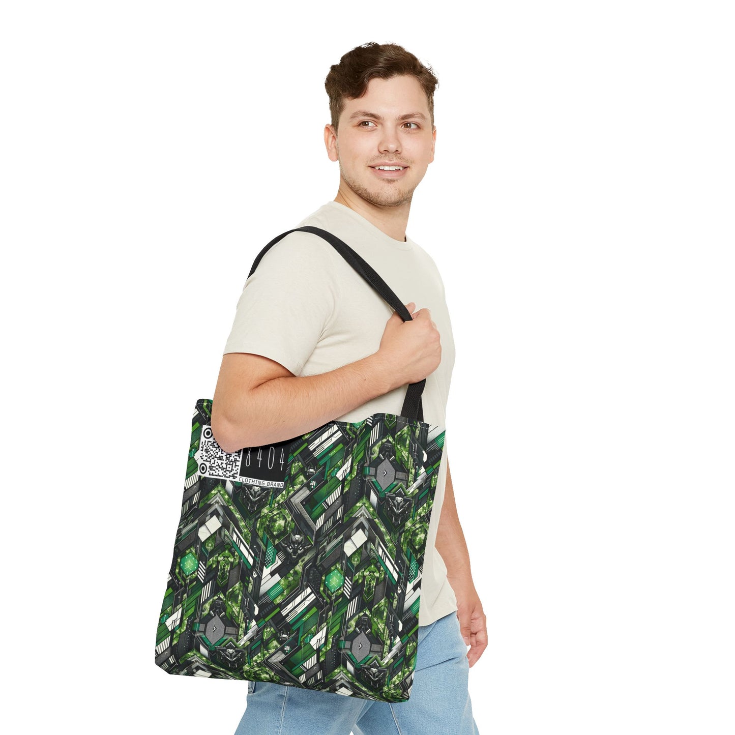 Tech Camo Fusion Tech-Forward Streetwear With a Futuristic Edge Tote Bag - 8404 Design-58