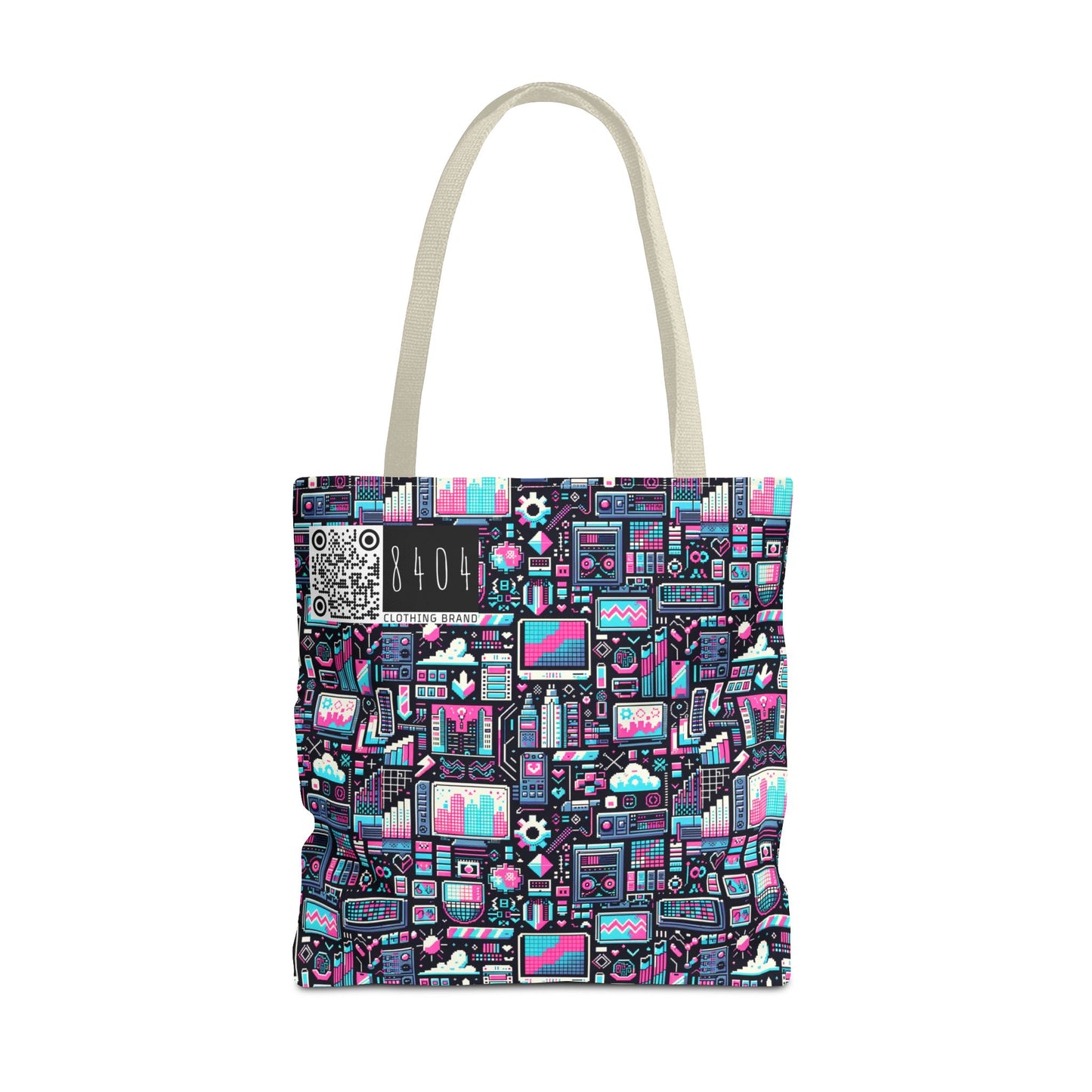 Digital Rebellion Youthful Streetwear with a Rebellious Digital Twist Tote Bag - 8404 Design-71