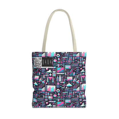 Digital Rebellion Youthful Streetwear with a Rebellious Digital Twist Tote Bag - 8404 Design-71