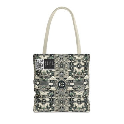 Cyber Garden Party Tech Garden Extravaganza Tote Bag - 8404 Design-54