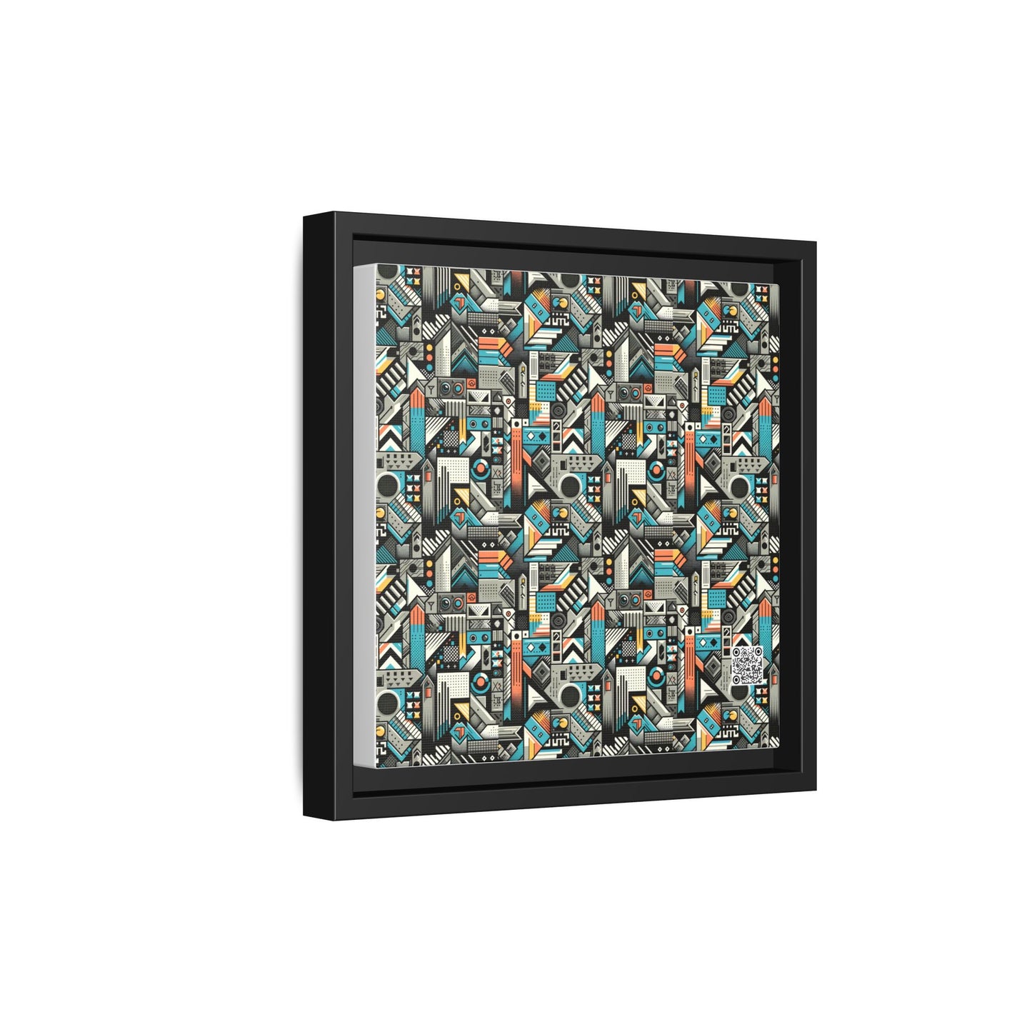 Digital Street Art Urban Street Style Matte Canvas, Framed (multi-color) - 8404 Design-81 B