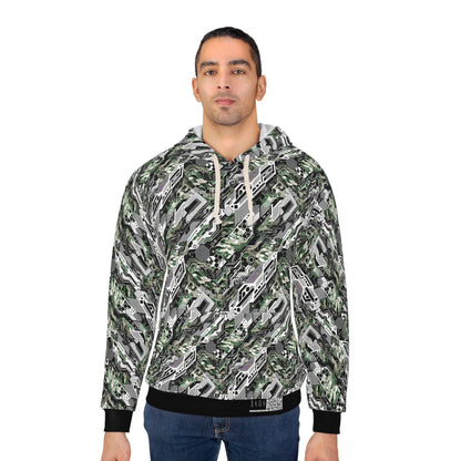Tech Camo Fusion Tech-Forward Streetwear With a Futuristic Edge Pullover Hoodie - 8404 Design-46