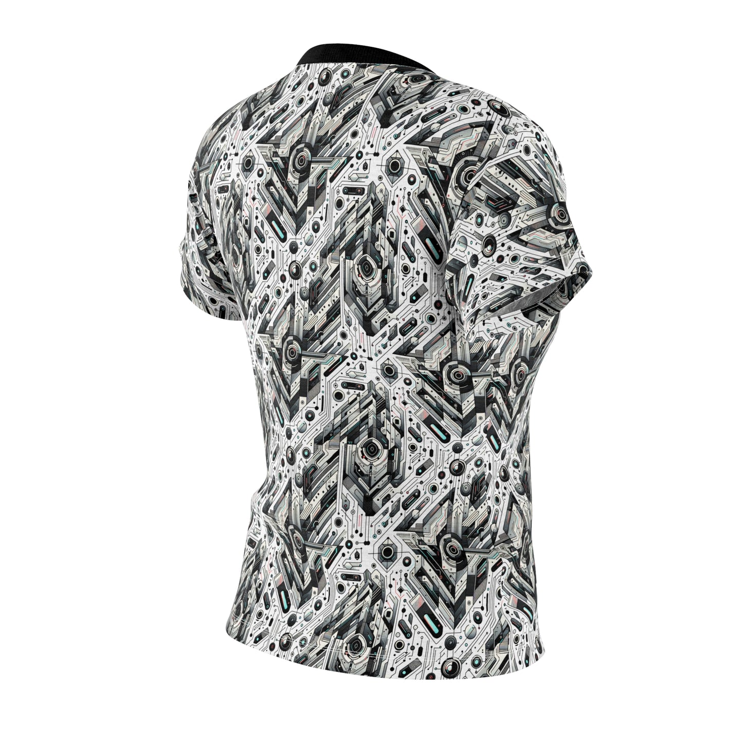 Tech-Infused Streetwear Tech-Forward Minimalism Women's Cut & Sew Tee - 8404 Design-51