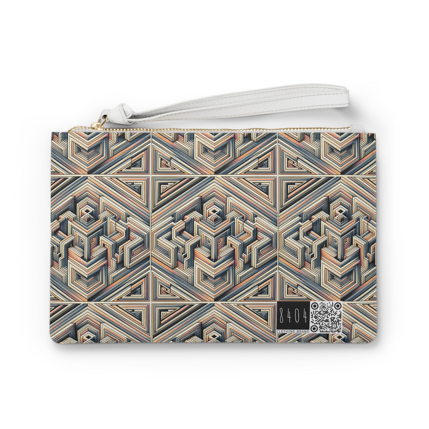 Tech Illusion Graphics Futuristic Artistry Clutch Bag - 8404 Design-52