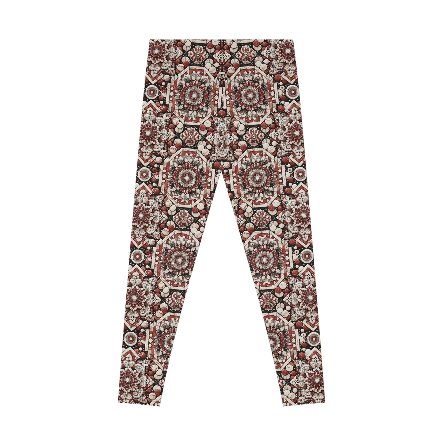 Neo Jomon Sculptural Aesthetics Artisanal Streetwear Stretch Leggings - 8404 Design-55