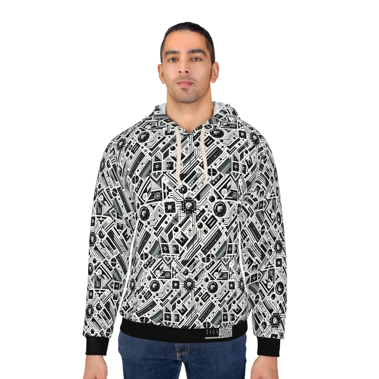 Digital Minimalism Minimalist Tech Pullover Hoodie - 8404 Design-62
