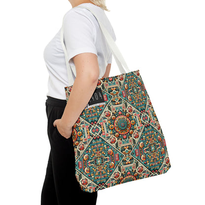 Cultural Fusion Tech Blend of Cultural Heritage With Tech-Inspired Elements Tote Bag - 8404 Design-74