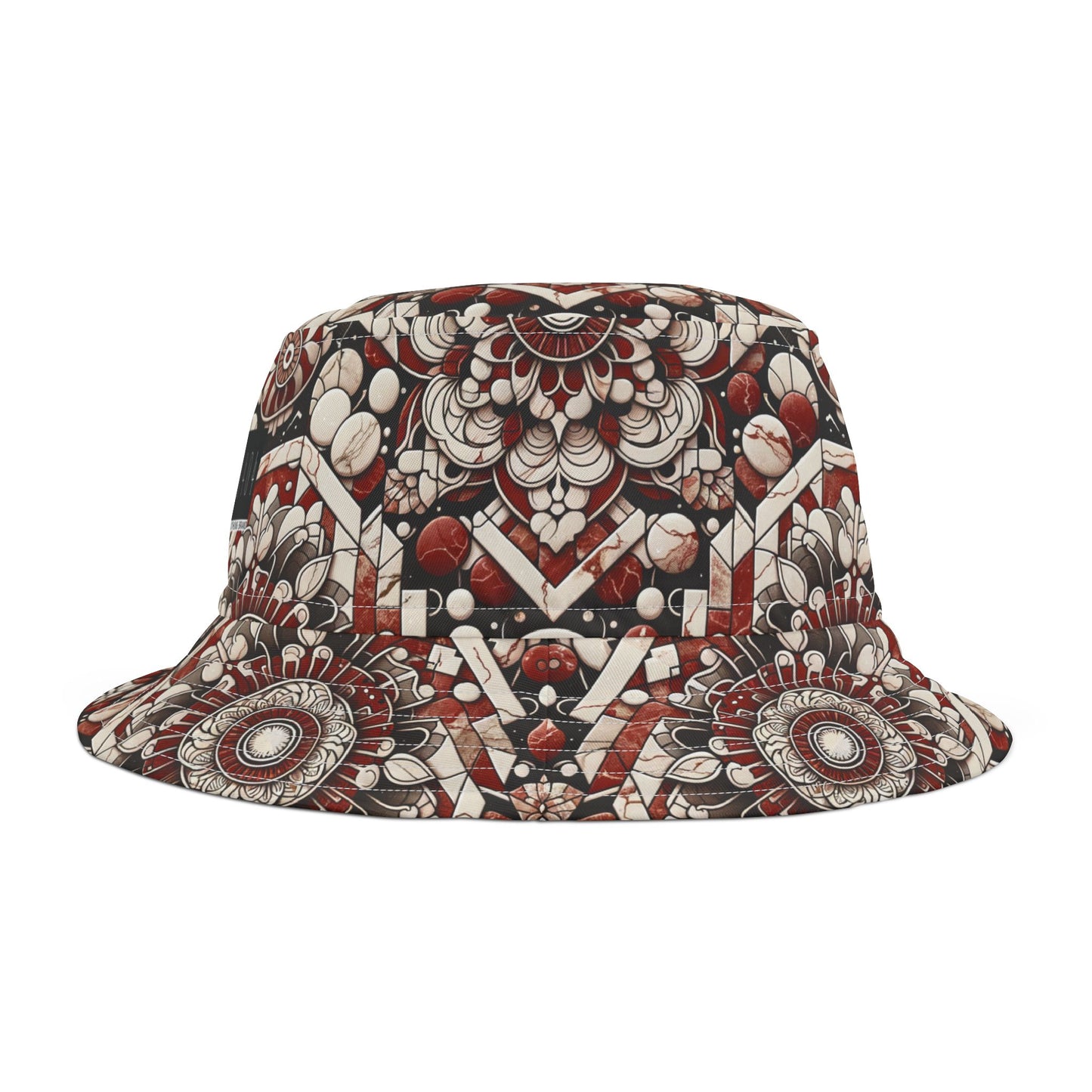 Neo Jomon Sculptural Aesthetics Artisanal Streetwear Bucket Hat - 8404 Design-55