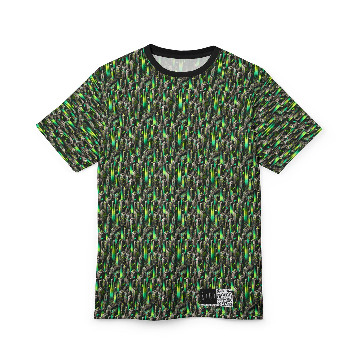 Digital Rebellion Tech-Forward Streetwear Unisex Cut & Sew Tee - 8404 Design-63