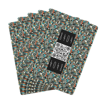 Digital Street Art Urban Street Style Poker Playing Cards - 8404 Design-81 S