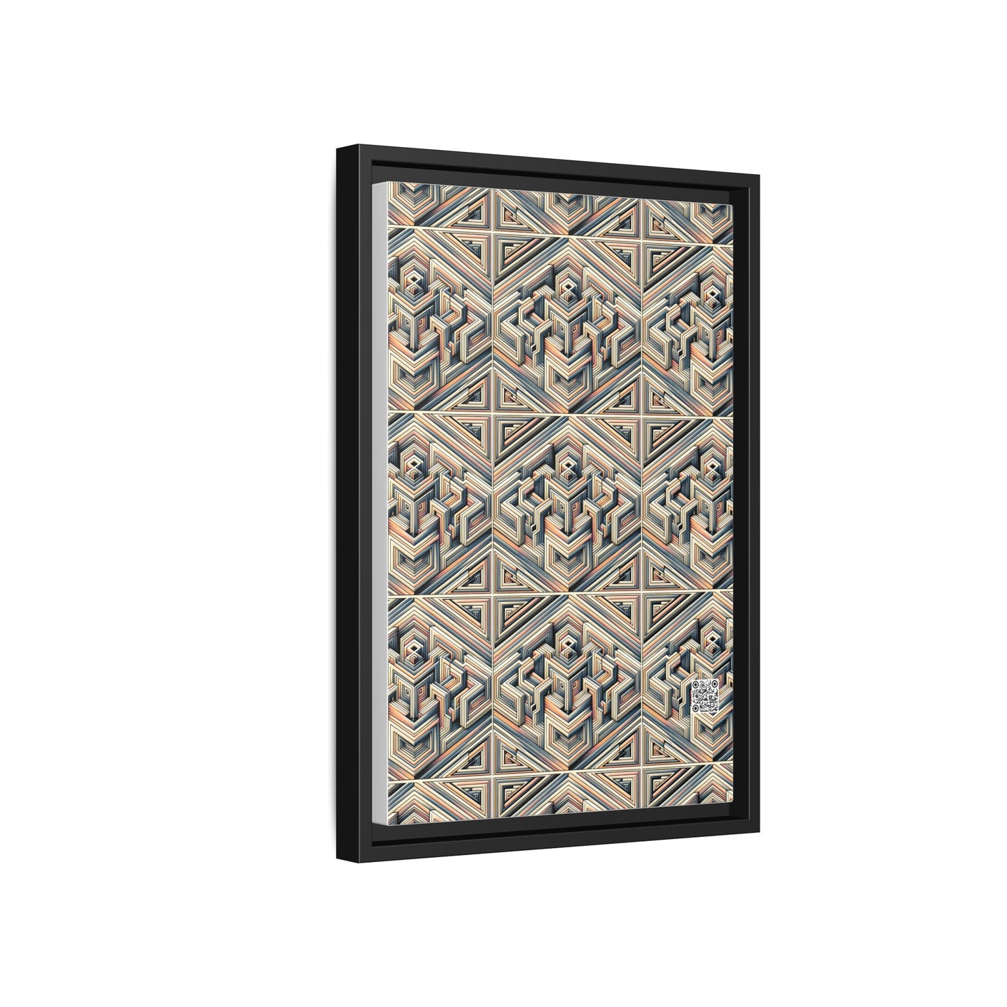 Tech Illusion Graphics Futuristic Artistry Matte Canvas, Framed (multi-color) - 8404 Design-52 B