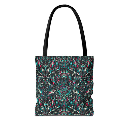 Digital Rebellion Tech-Inspired Streetwear Tote Bag - 8404 Design-54
