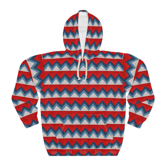 8404's Unisex Adult "Chevrons" Fashion Pullover Hoodie