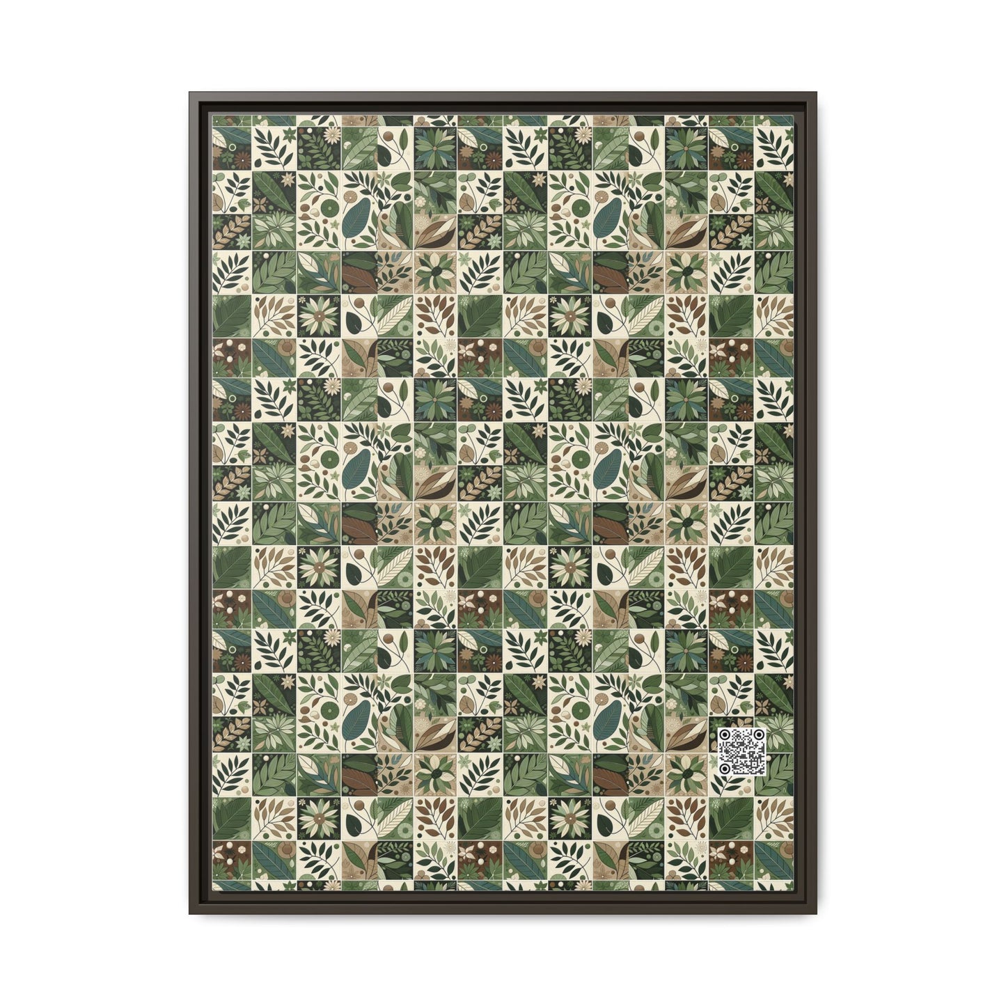 Streetwear Sustainability Environmentally Conscious Streetwear with a Natural Aesthetic Matte Canvas, Framed (multi-color) - 8404 Design-57 A