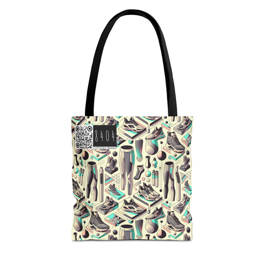 Tech-Infused Athleisure Futuristic Athletic Tech Tote Bag - 8404 Design-44