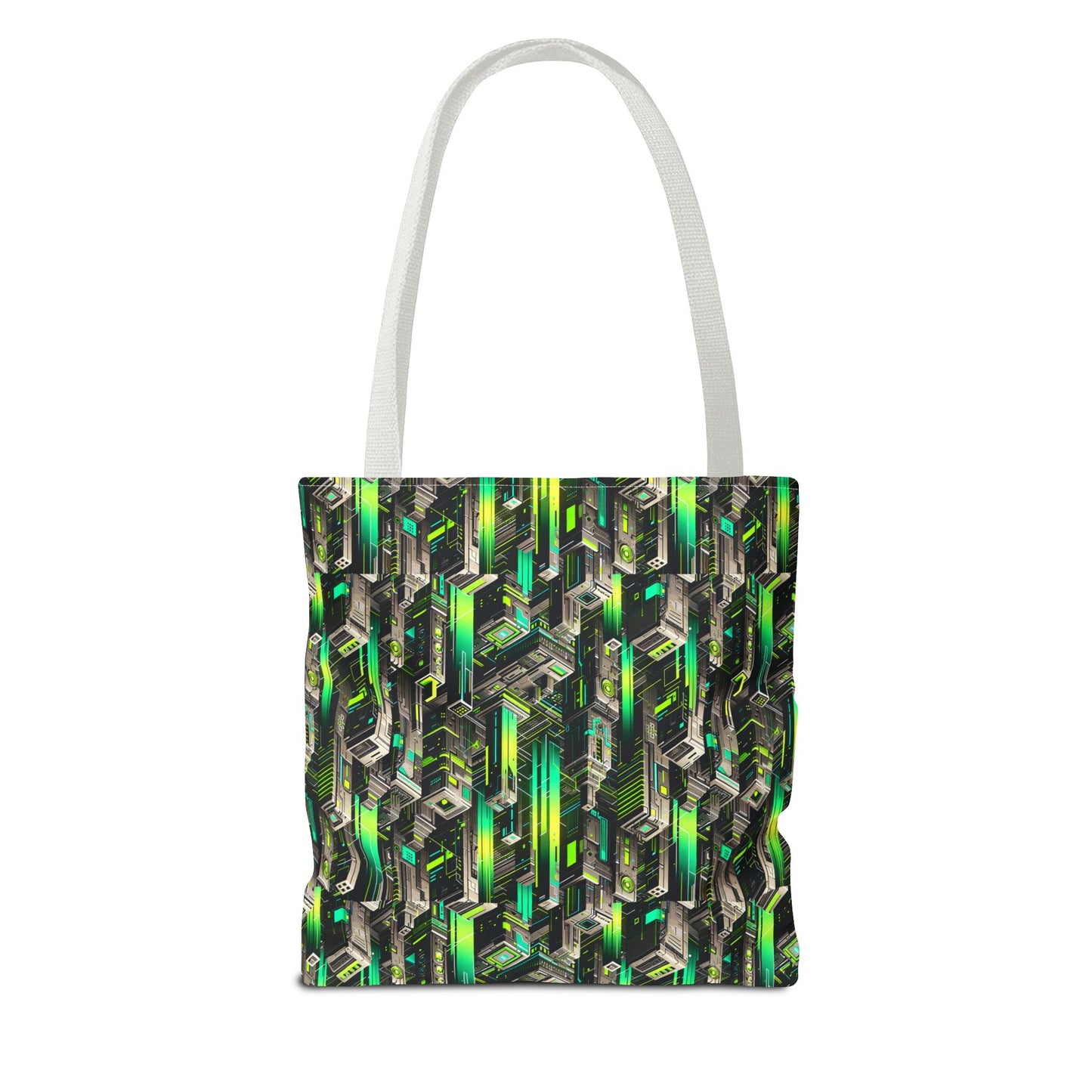 Digital Rebellion Tech-Forward Streetwear Tote Bag - 8404 Design-63