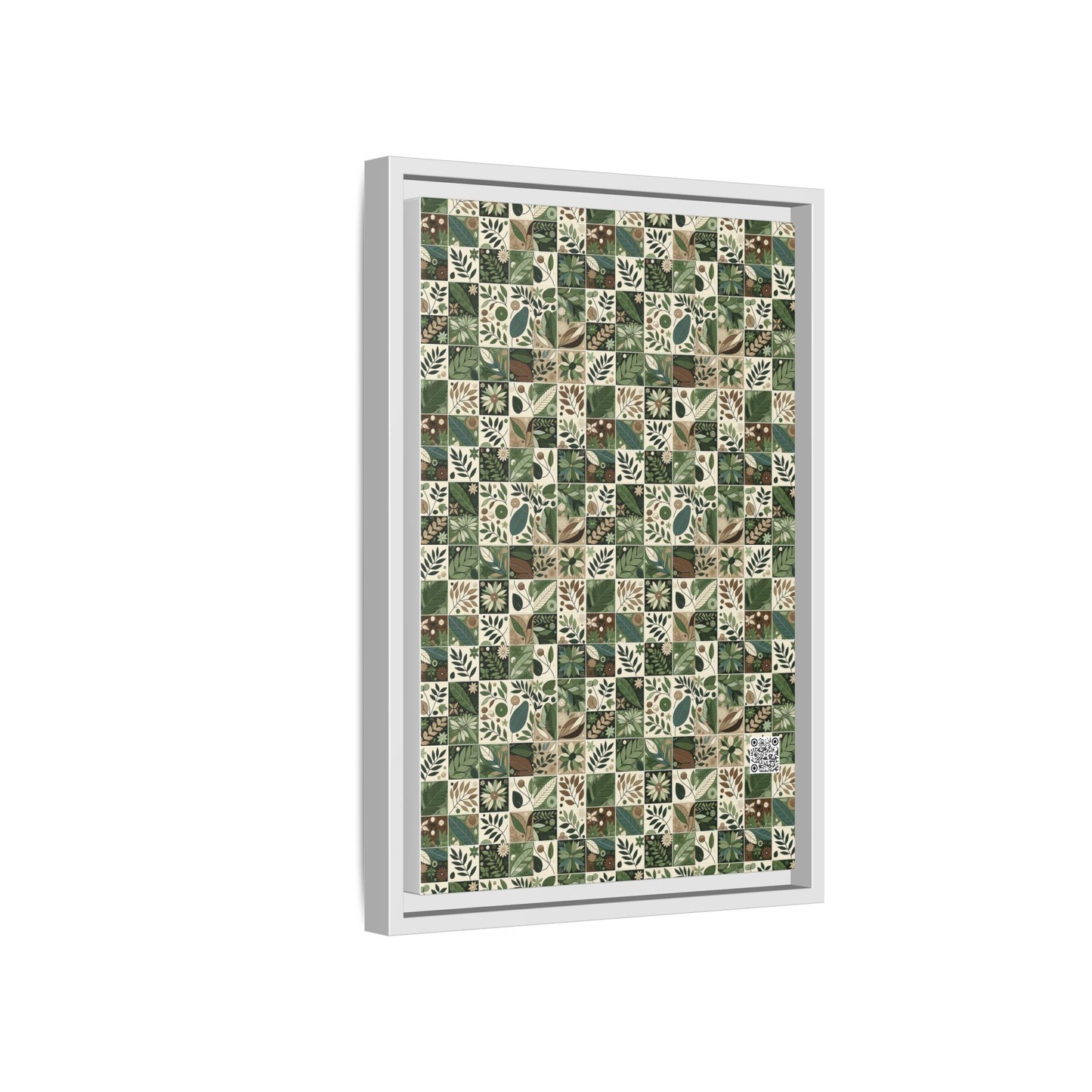 Streetwear Sustainability Environmentally Conscious Streetwear with a Natural Aesthetic Matte Canvas, Framed (multi-color) - 8404 Design-57 B