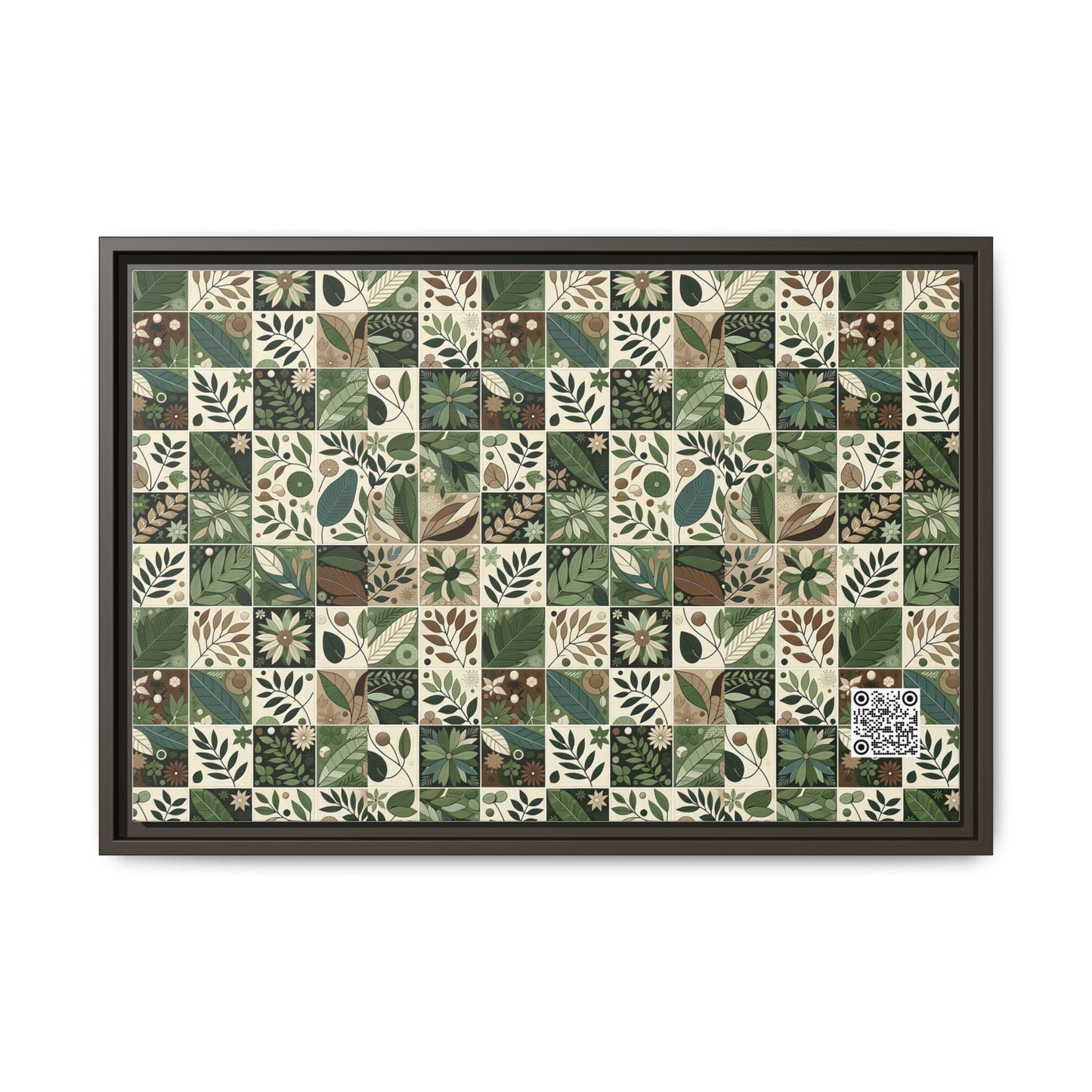 Streetwear Sustainability Environmentally Conscious Streetwear with a Natural Aesthetic Matte Canvas, Framed (multi-color) - 8404 Design-57 B