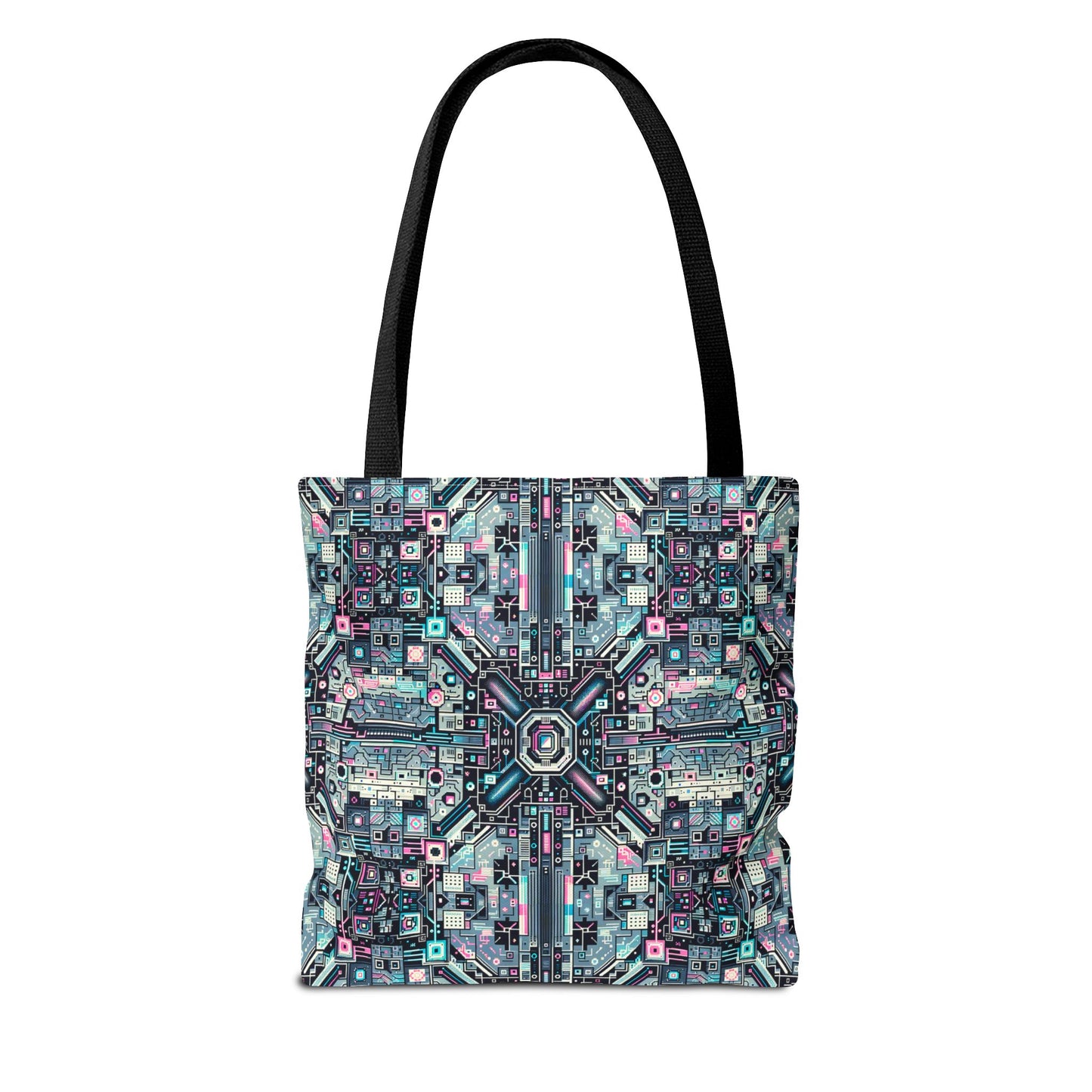 Digital Renaissance Tech-Forward Maximalism Tote Bag - 8404 Design-44