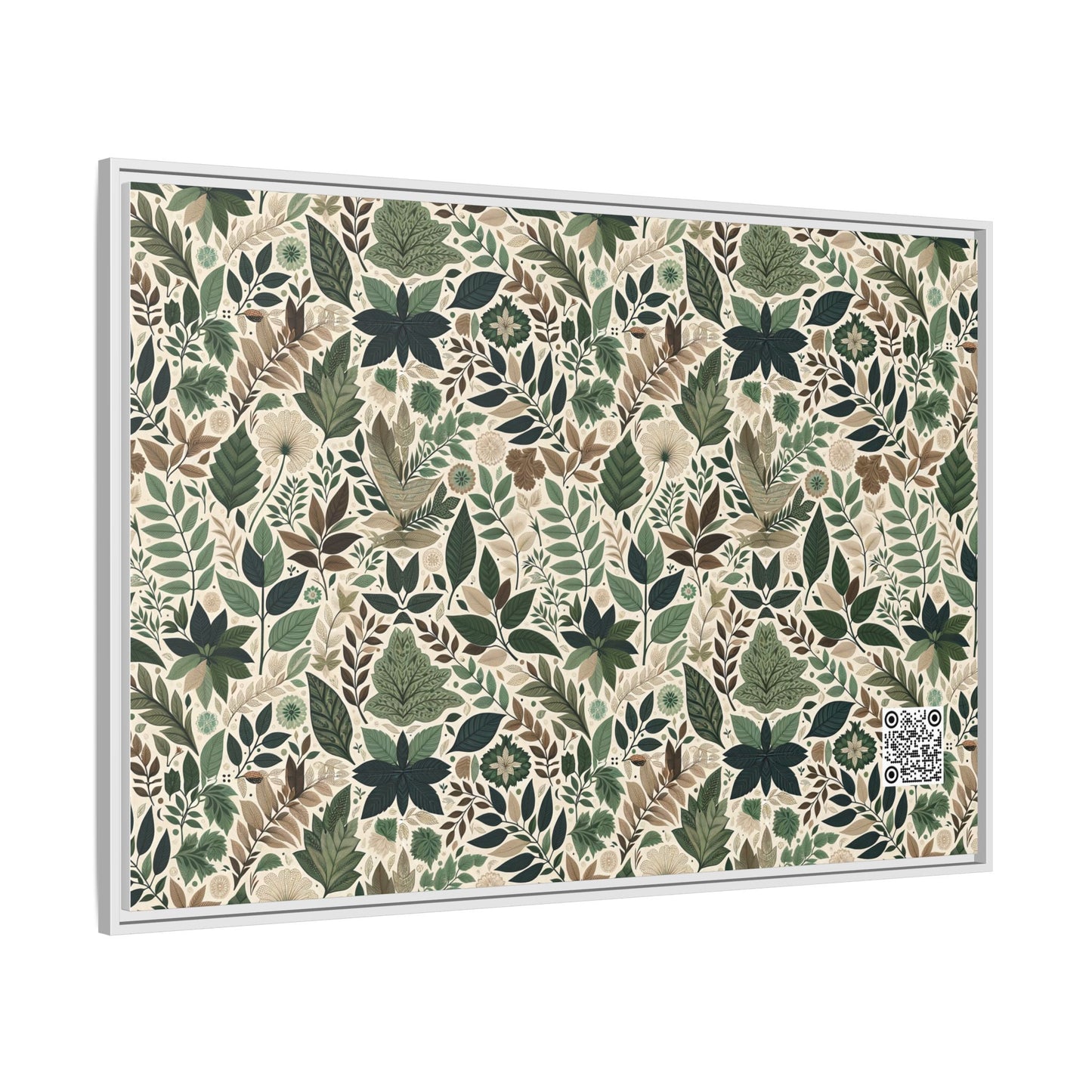 Streetwear Sustainability Environmentally Conscious Streetwear with a Natural Aesthetic Matte Canvas, Framed (multi-color) - 8404 Design-57 A