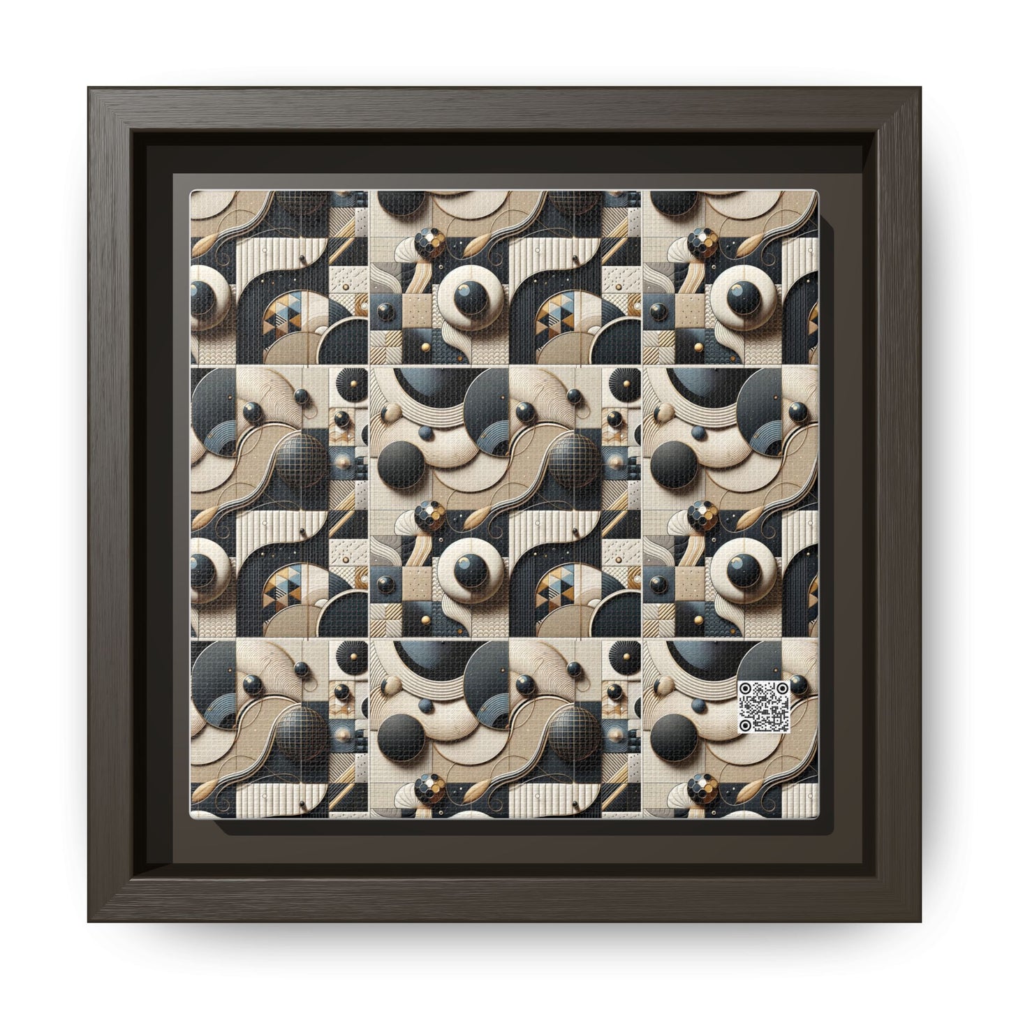 Tech-forward Luxe Streetwear Tech Luxe Fusion Matte Canvas, Framed (multi-color) - 8404 Design-71 B