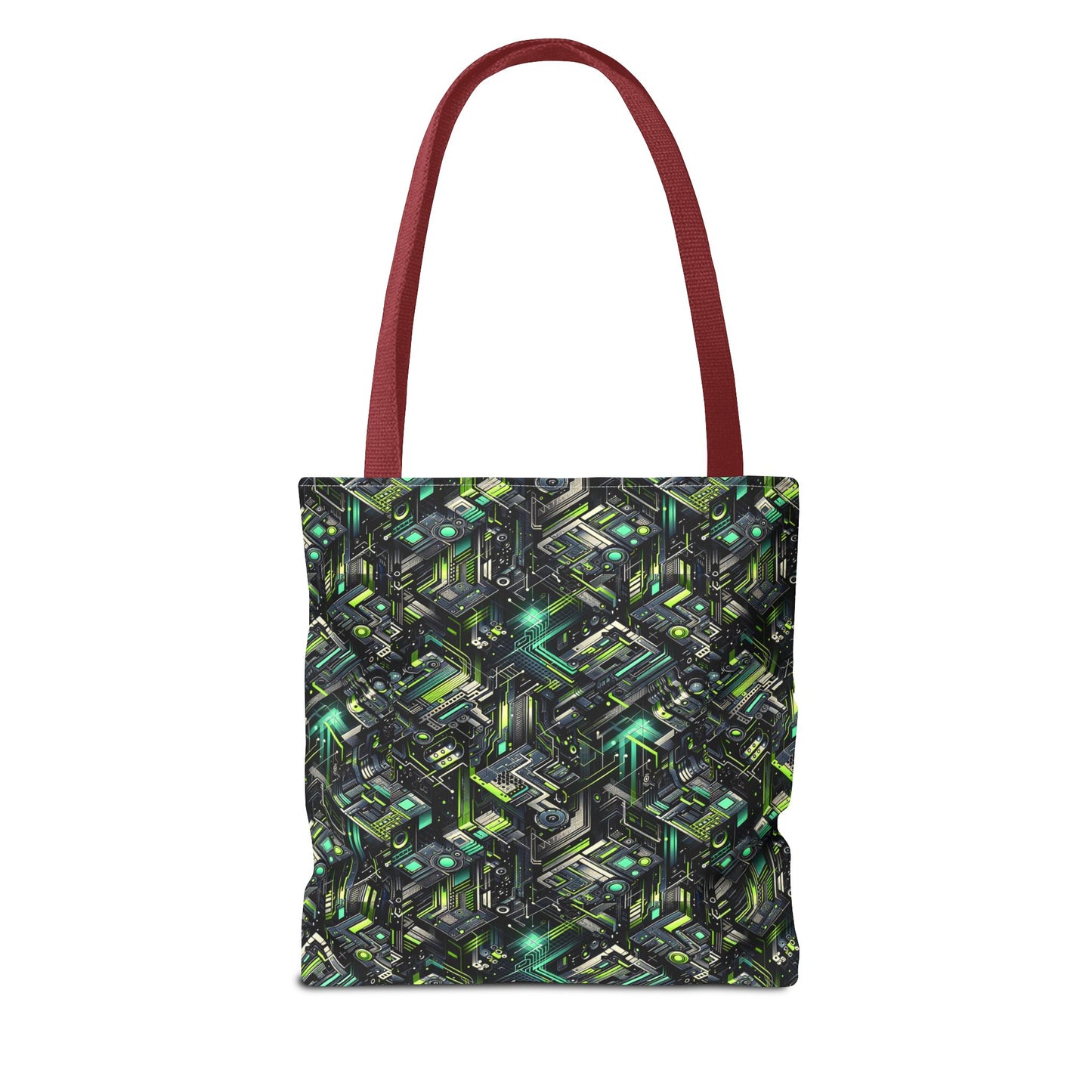 Tech-Infused Graphics Tech-Forward Streetwear Tote Bag - 8404 Design-47
