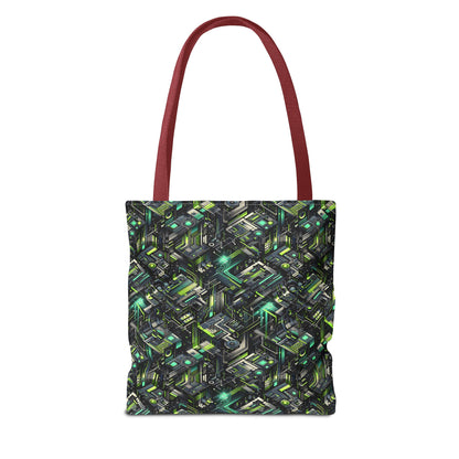 Tech-Infused Graphics Tech-Forward Streetwear Tote Bag - 8404 Design-47