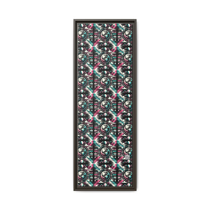 Digital Artistry Digital-native Streetwear Matte Canvas, Framed (multi-color) - 8404 Design-62 B