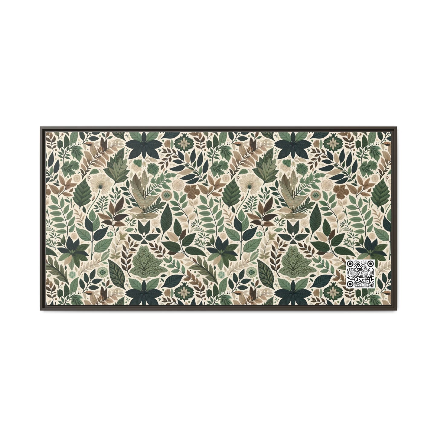 Streetwear Sustainability Environmentally Conscious Streetwear with a Natural Aesthetic Matte Canvas, Framed (multi-color) - 8404 Design-57 B