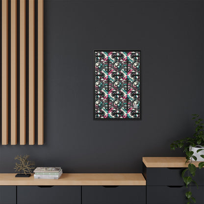 Digital Artistry Digital-native Streetwear Matte Canvas, Framed (multi-color) - 8404 Design-62 A