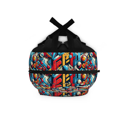 Neo-Traditional Street Art Modern Street Art Fusion Backpack - 8404 Design-67